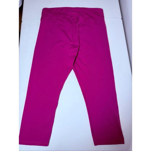 Old Navy Active PowerPress Go Dry Women’s High Rise Leggings Size XXL Tall Pink - Picture 2 of 10